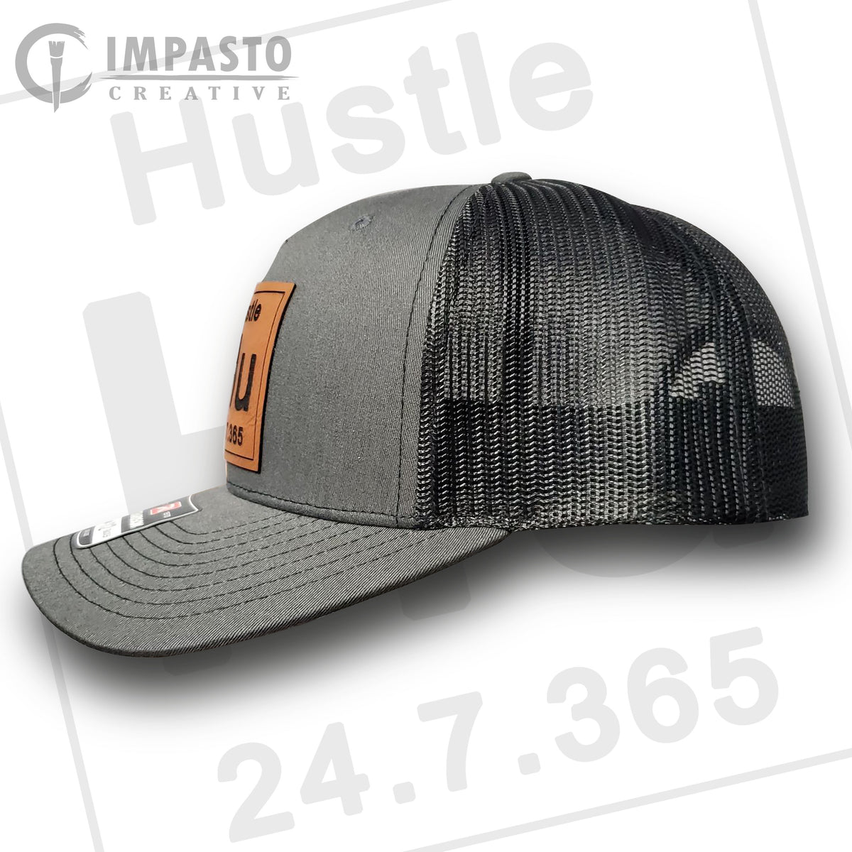 Embrace The Hustle Printed Trucker Cap – landscaper Life