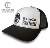 Black White Black Panther Trucker Hat, adult trucker hat, unisex size