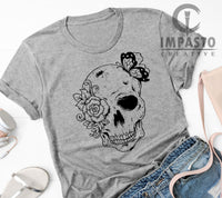 Skull Art Design Unisex T shirt, trending t shirt, cool t shirt, art tee, graphic tee, unique, art, skull tee, best seller, sugar skull