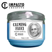Calming Fauci scented candle, funny candle, humorous candle, 3 wick candle, dr fauci items, anthony fauci