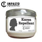 Karen Repellent scented candle, funny candle, 3 wick candle, gift for the home, gift idea